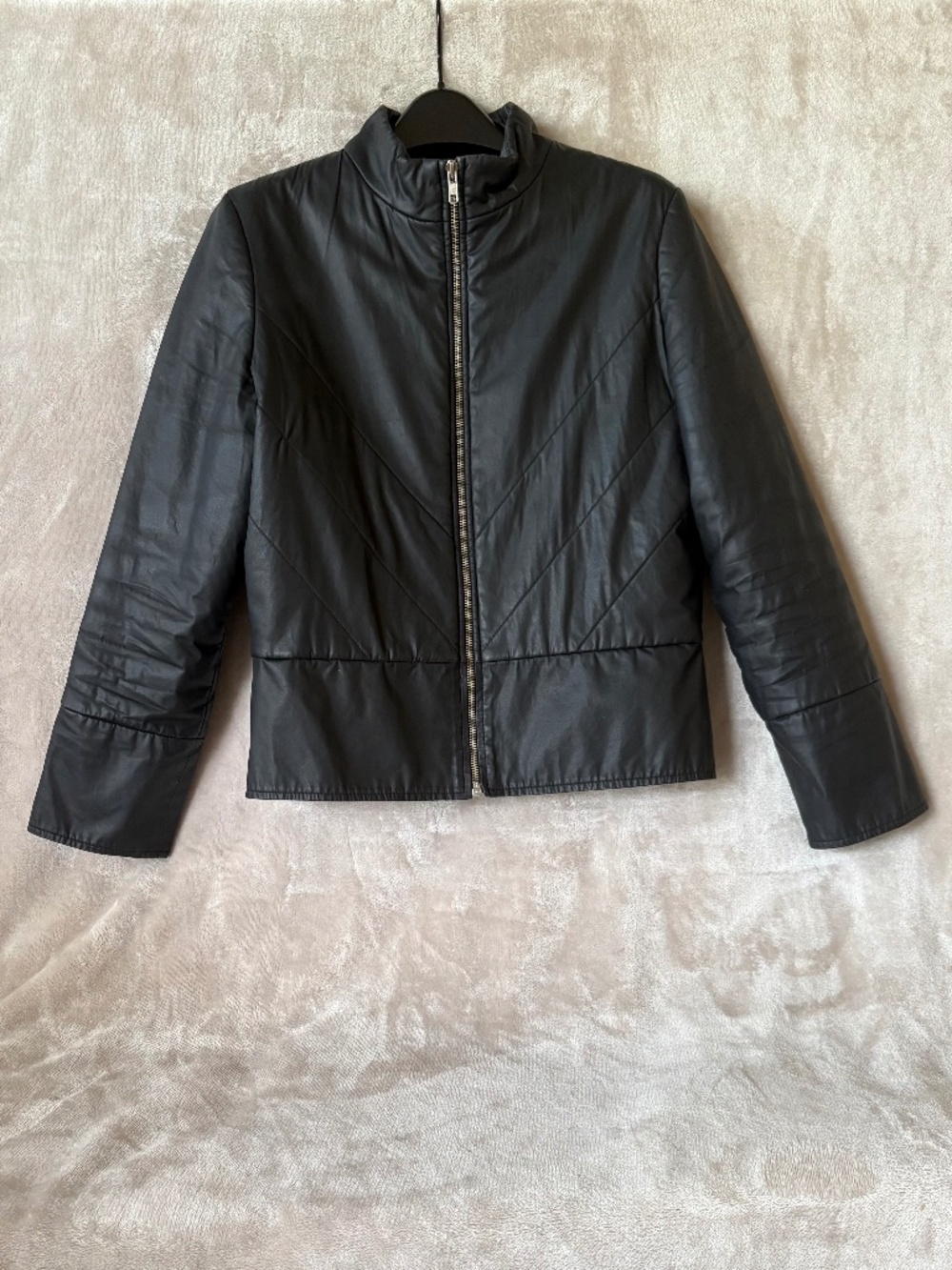 Kate Sylvester New Zeland Y2K Vintage Jacket Full Zip Mock Neck Women’s Size Med